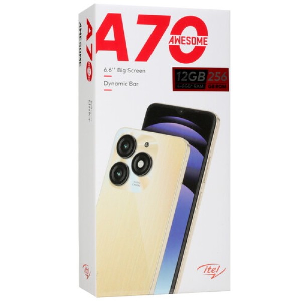 6.6" Смартфон Itel A70 256 ГБ голубой