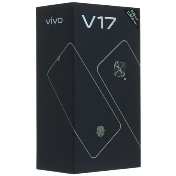 Смартфон Vivo V17 6.38" 128Gb Black QC 665/8(4x2.0Ghz+4x1.8Ghz)/8192Mb/2340x1080/2SIM/LTE/Cam48+8+2+2/4500mAh/Android 9