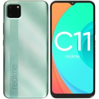 6.5" Смартфон realme C11 2020 32 ГБ зеленый