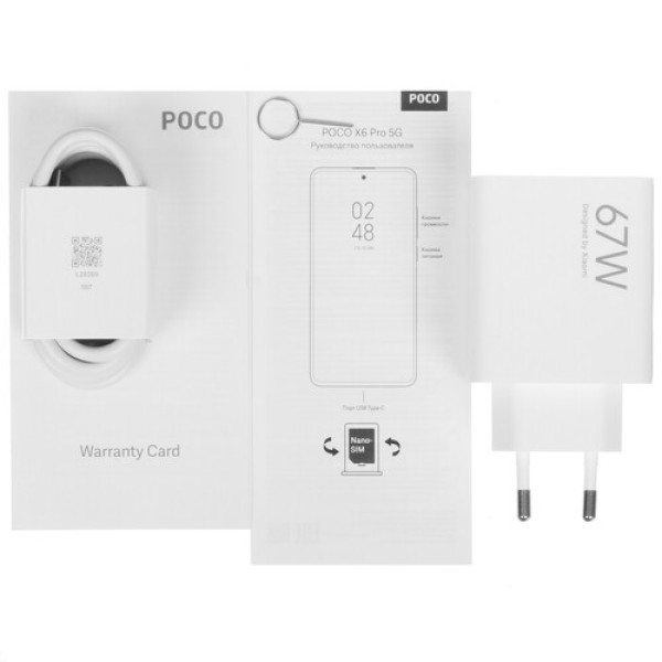 6.67" Смартфон POCO X6 Pro 512 ГБ серый