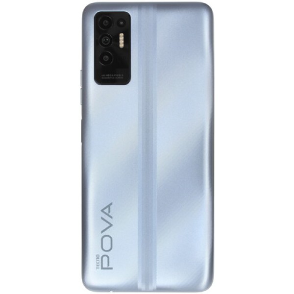 6.95" Смартфон Tecno POVA 2 64 ГБ серебристый