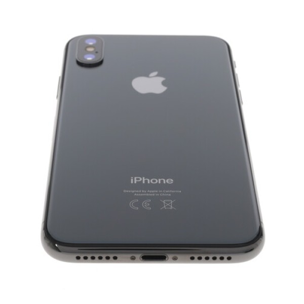 Смартфон Apple iPhone X 5,8" 64Gb Space Grey 6x2.5Ghz/3072Mb/2436х1125/OLED/LTE/IP67/Cam12(x2)/iOS