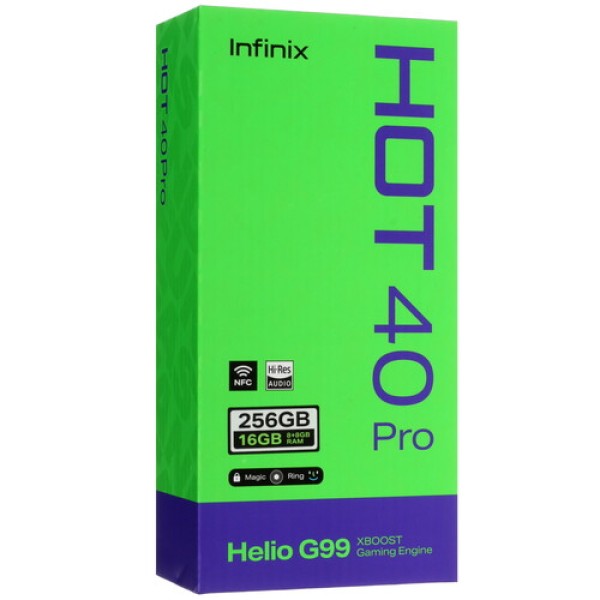 6.78" Смартфон Infinix HOT 40 Pro 256 ГБ голубой