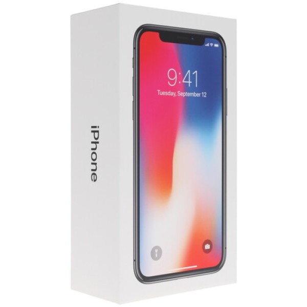Смартфон Apple iPhone X 5,8" 64Gb Space Grey 6x2.5Ghz/3072Mb/2436х1125/OLED/LTE/IP67/Cam12(x2)/iOS