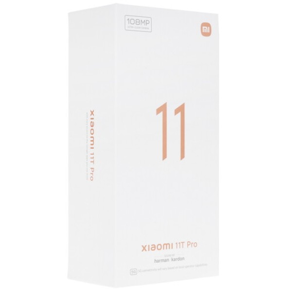 Смартфон Xiaomi 11T Pro 8/128Gb [6,67"/5G/NFC/Cam108Mpx/5000mAh/Moonlight White]