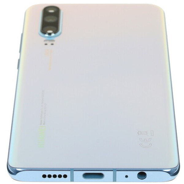 Смартфон Huawei P30 6.1" Breathing Crystal 128Gb 8(2x2.6Ghz+2x1.92Ghz+4x1.8Ghz)/6144Mb/2340x1080/OLED/2SIM/LTE/Cam40+16+8/3550mAh/Android 9.0