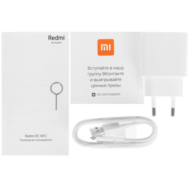 6.53" Смартфон Xiaomi Redmi 9C 128 ГБ серый