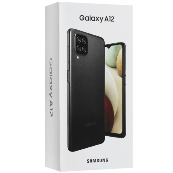 6.5" Смартфон Samsung Galaxy A12 64 ГБ черный (А127F)
