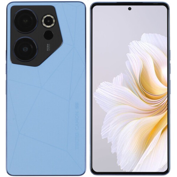 6.7" Смартфон Tecno CAMON 20 Premier 5G 512 ГБ голубой