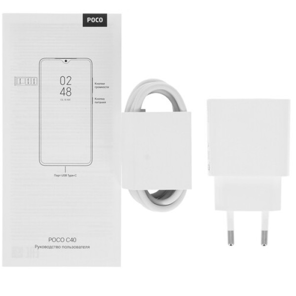 6.71" Смартфон POCO C40 64 ГБ бирюзовый