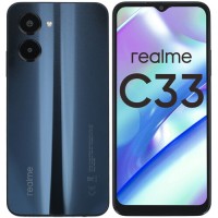Смартфон realme C33 3/32Gb [6.5"/LTE/NFC/Cam50+2Mpx/5000mAh/Чёрный]