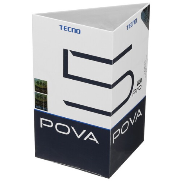 6.8" Смартфон Tecno POVA 5 Pro 5G 256 ГБ черный