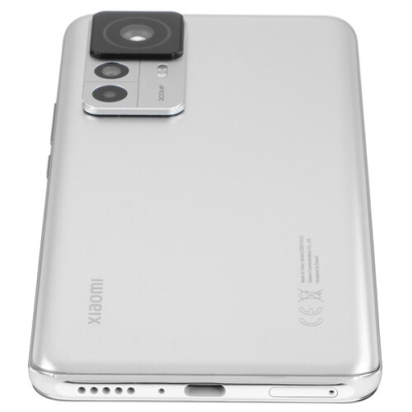 Смартфон Xiaomi 12T Pro 8/128Gb [6.67"/5G/NFC/Cam200Mpx/5000mAh/Lunar Silver]