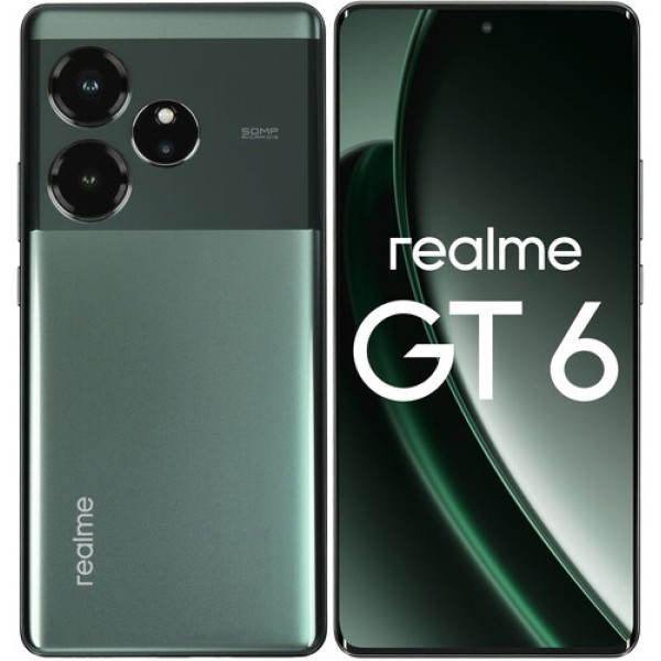 6.78" Смартфон realme GT 6 512 ГБ зеленый