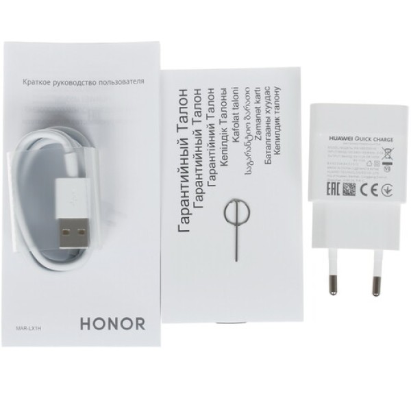 Смартфон Honor 20 Lite 6.15" 128Gb White Kirin710/4Gb/2312x1080/2SIM/LTE/Cam48+8+2/24/3340mAh/Android 9.1