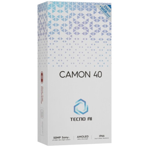 6.78" Смартфон Tecno CAMON 40 256 ГБ белый