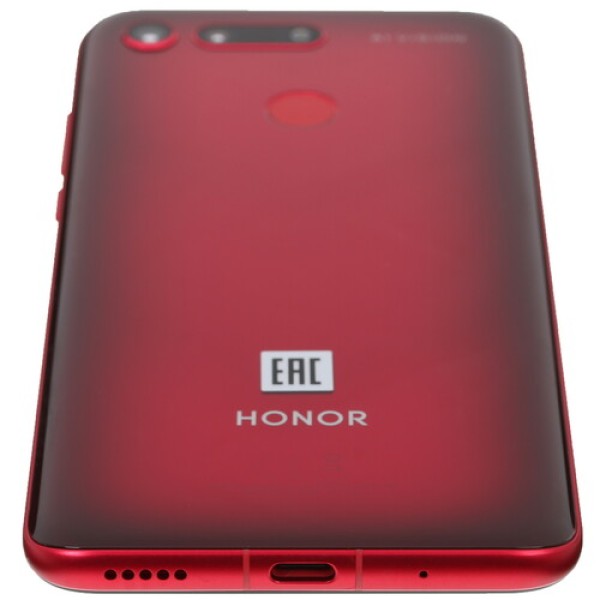 Смартфон Honor View 20 6.4" 256Gb Red 8(4x1,8Ghz+2x2.6Ghz+2x1,9Ghz)/8192Mb/2310x1080/IPS/2SIM/LTE/NFC/Cam48+24/4000mAh/Android 9.0