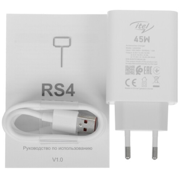6.6" Смартфон Itel RS4 256 ГБ белый