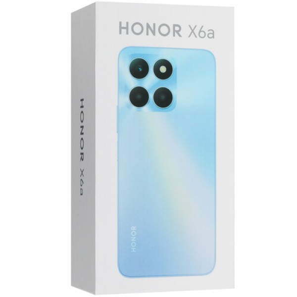 6.56" Смартфон HONOR X6a 128 ГБ голубой