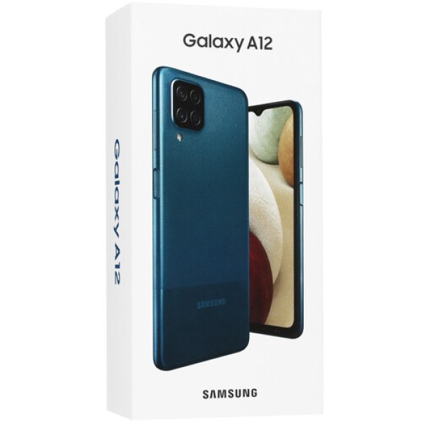 6.5" Смартфон Samsung Galaxy A12 32 ГБ синий (А127F)