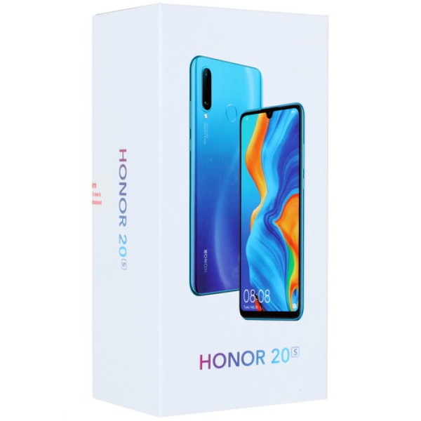 Смартфон Honor 20S 6/128Gb [6,15"/LTE/NFC/Cam48+8+2Mpx/3340mAh/Blue]