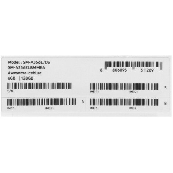 6.6" Смартфон Samsung Galaxy A35 128 ГБ голубой