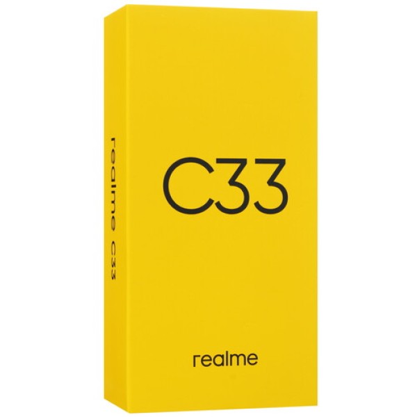 6.5" Смартфон realme C33 128 ГБ золотистый