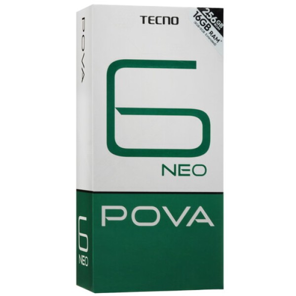 6.8" Смартфон Tecno POVA 6 Neo 256 ГБ серебристый