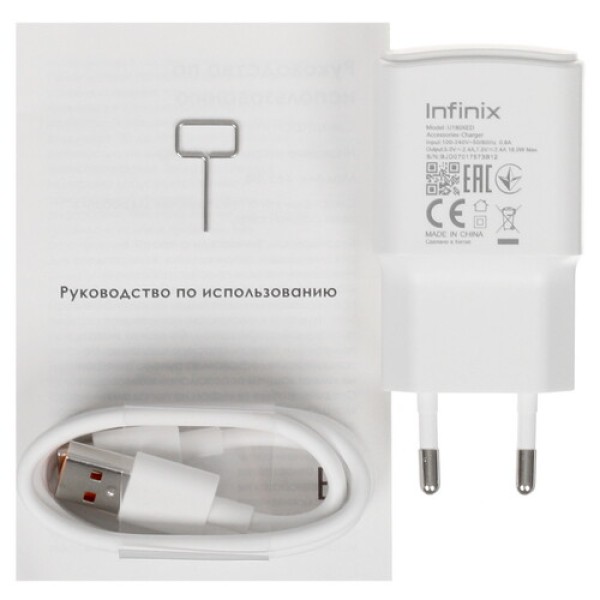 6.56" Смартфон Infinix HOT 40i 128 ГБ черный