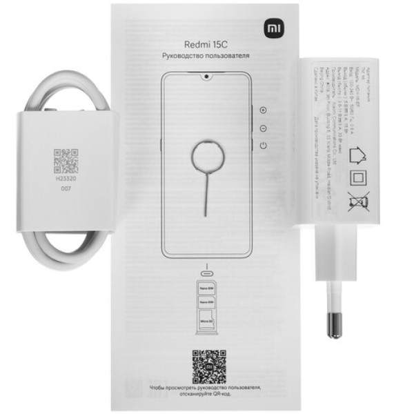 6.9" Смартфон Xiaomi Redmi 15C 128 ГБ зеленый