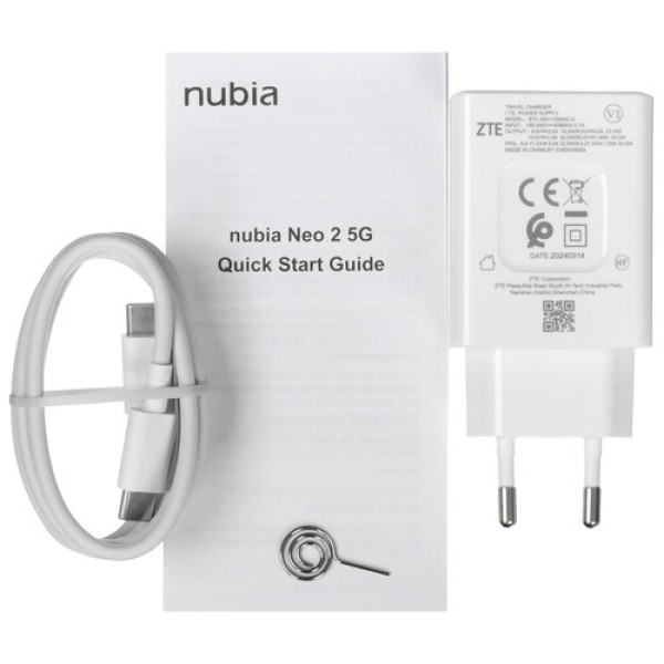 6.72" Смартфон Nubia Neo 2 5G 256 ГБ серебристый