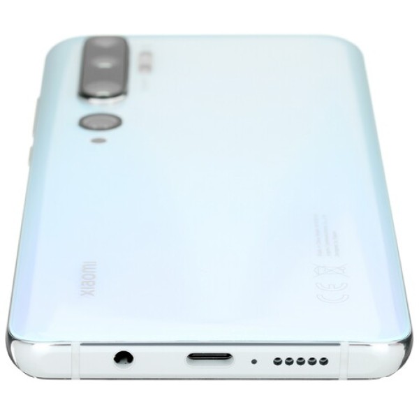Смартфон Xiaomi Mi Note 10 6,47" Glacier White /128GB 2x2.2Ghz 6x1.8Ghz/6144Gb/1080x2340/Super Amoled/2SIM/LTE/NFC/Cam108+12+20+2Mpx/5260mAh/Android 9