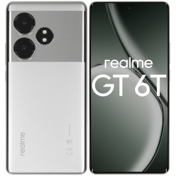 6.78" Смартфон realme GT 6T 256 ГБ серебристый