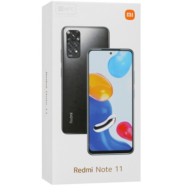 Смартфон Xiaomi Redmi Note 11 4/64Gb [6,43"/LTE/NFC/Cam50+8Mpx/5000mAh/Graphite Gray]