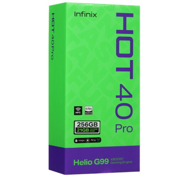 6.78" Смартфон Infinix HOT 40 Pro 256 ГБ голубой
