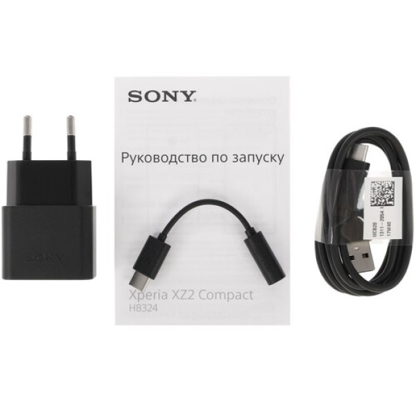 Смартфон Sony Xperia XZ2 Compact DS 5.0" 64Gb Black 8(4x2,8Ghz+4x1,8Ghz)/4096Mb/2160x1080/IPS/LTE/NFC/IP68/Cam19/2870mAh/And8.1