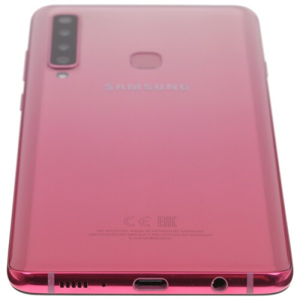 Смартфон Samsung SM-A920F Galaxy A9 (2018) 6.3" 128Gb Pink 8(4x2,2Ghz+4*1,8Ghz)/6144Mb/2220x1080/sAmoled/2SIM/LTE/NFC/Cam24+5+10+8/3800mAh/Android