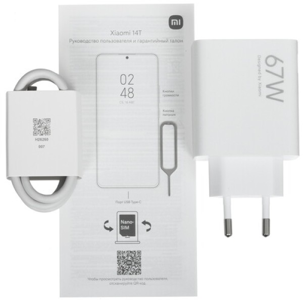 6.67" Смартфон Xiaomi 14T 256 ГБ голубой