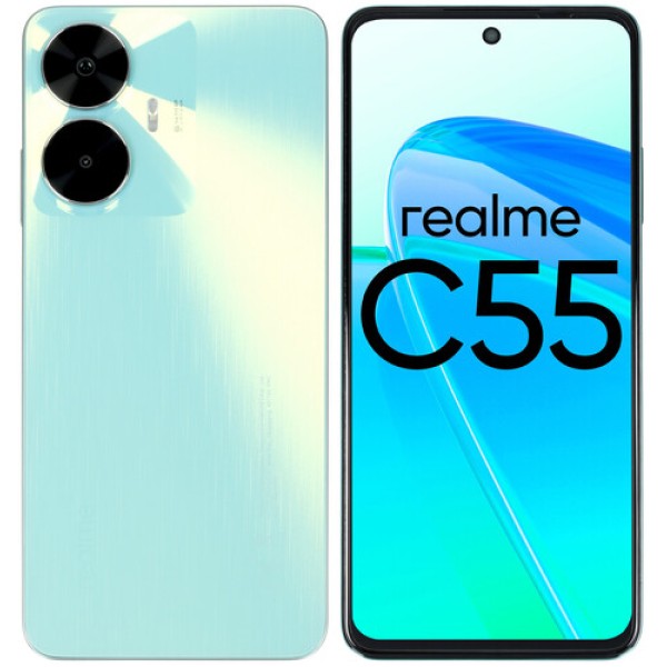 6.72" Смартфон realme C55 256 ГБ зеленый
