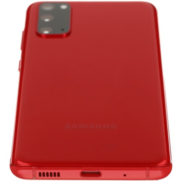 Смартфон Samsung S20 Red 6.2" 128Gb 8Gb/3200x1440/dAMOLED/LTE/Cam64+12+12/10Mp/4000mAh/An10