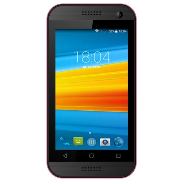 Смартфон DEXP Ixion M240 Strike 3 Pro Rose [4" 8Gb 4x1.3Ghz/1024Mb/800x480/IPS/2SIM/3G/GPS/Cam5AF/1400mAh/Android 6.0]