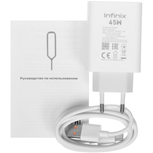 6.78" Смартфон Infinix NOTE 40 256 ГБ черный