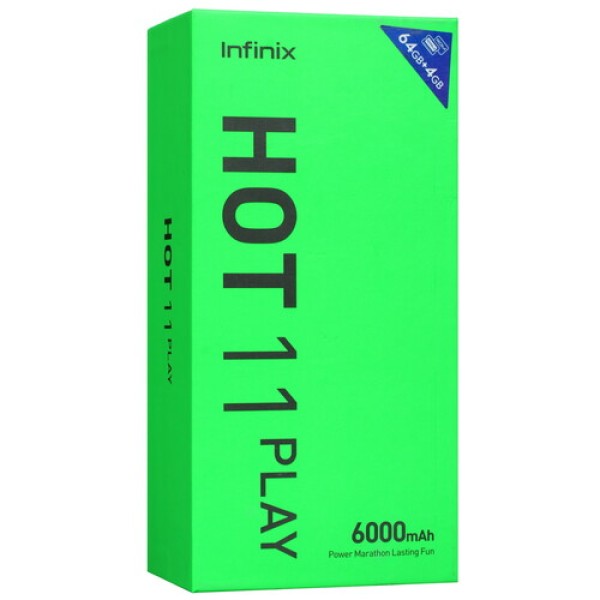 6.82" Смартфон Infinix HOT 11 Play 64 ГБ золотистый