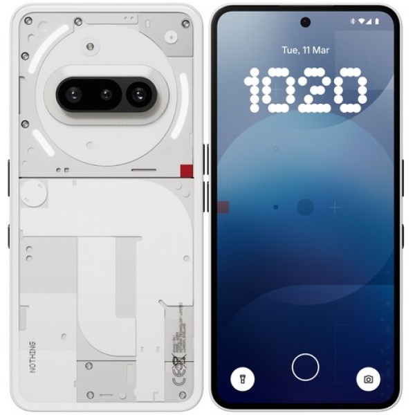 6.77" Смартфон Nothing Phone 3A 256 ГБ белый