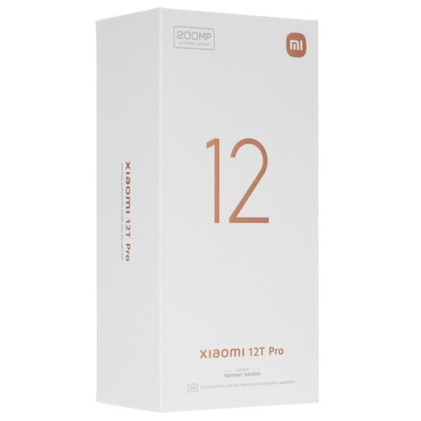 Смартфон Xiaomi 12T Pro 12/256Gb [6.67"/5G/NFC/Cam200Mpx/5000mAh/Cosmic Black]