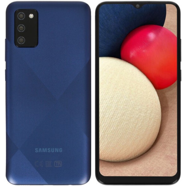6.5" Смартфон Samsung Galaxy A02s 32 ГБ синий
