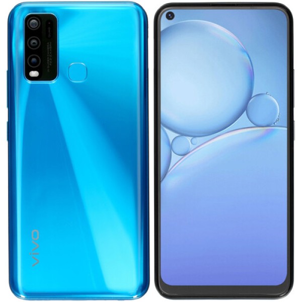 Смартфон Vivo Y30 6.47" 64Gb Blue MT6765R/8(8x2,3Ghz)/4Gb/1560x720/2SIM/LTE/Cam13+8+2+2/5000mAh/Android 10