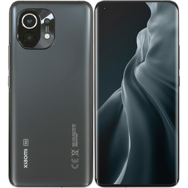 Смартфон Xiaomi Mi 11 8/256Gb [6,81"/5G/NFC/Cam108Mpx/4600mAh/Midnight Gray]