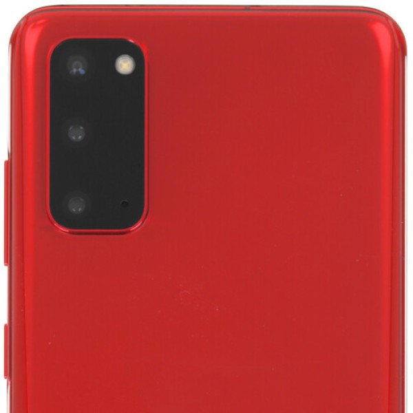 Смартфон Samsung S20 Red 6.2" 128Gb 8Gb/3200x1440/dAMOLED/LTE/Cam64+12+12/10Mp/4000mAh/An10