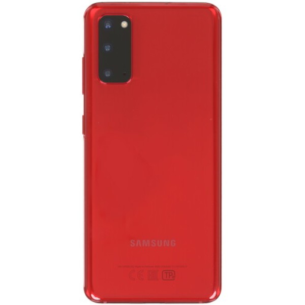 Смартфон Samsung S20 Red 6.2" 128Gb 8Gb/3200x1440/dAMOLED/LTE/Cam64+12+12/10Mp/4000mAh/An10
